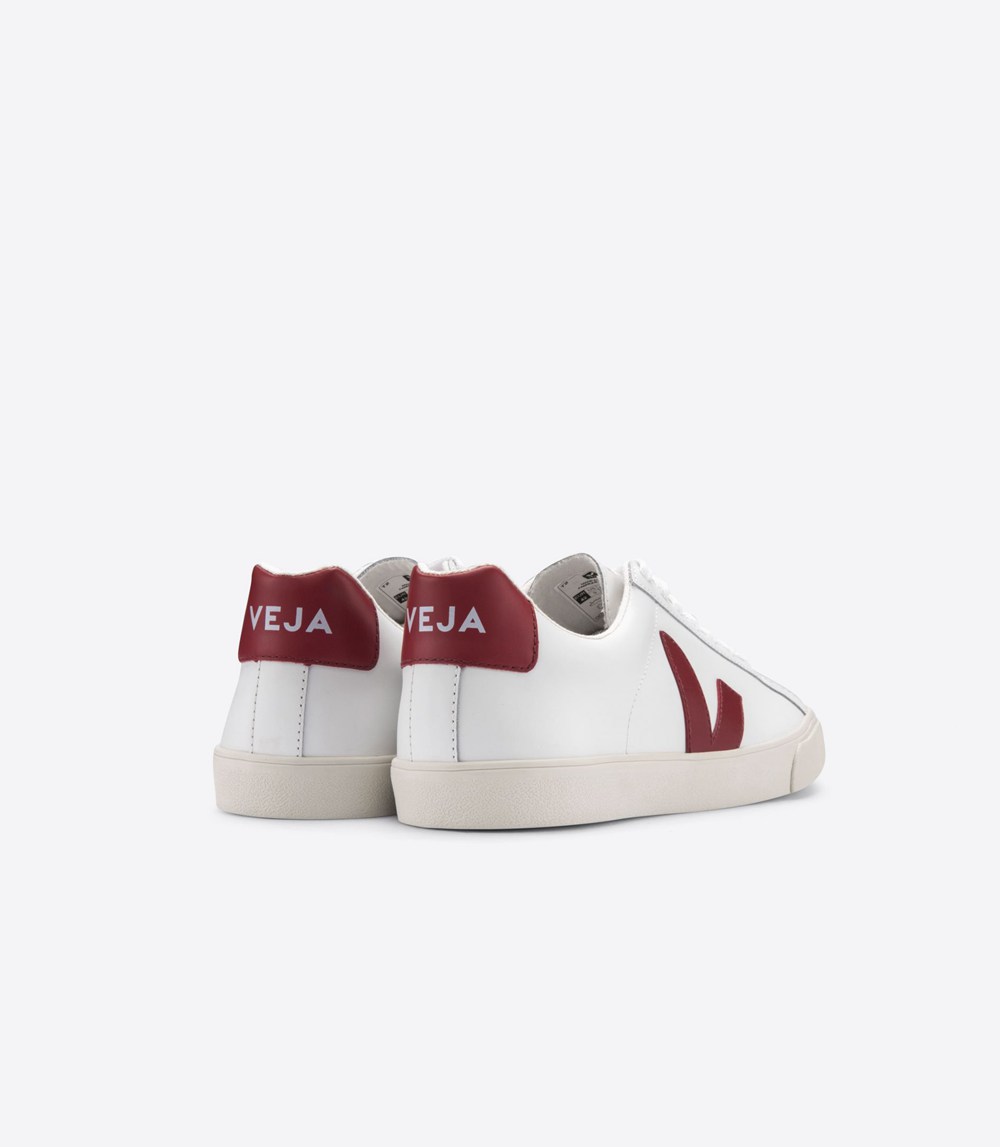 Veja Trainers Mens White - Esplar Leather - ZCMB-54129